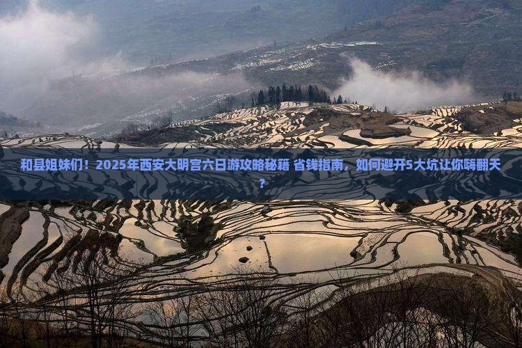 和县去西安大明宫国家遗址公园六日游