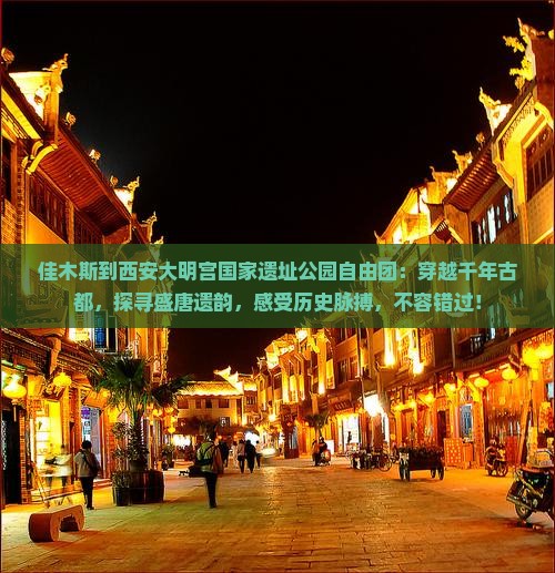 佳木斯到西安大明宫国家遗址公园自由团