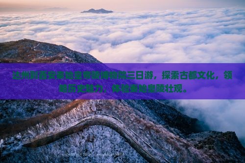 达州到西安秦始皇帝陵博物院三日游