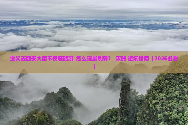 遵义去西安大唐不夜城旅游