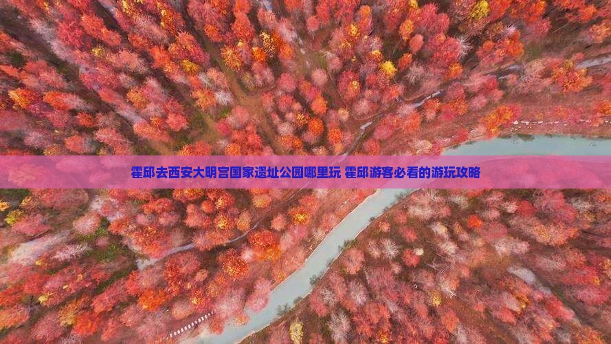 霍邱去西安大明宫国家遗址公园哪里玩