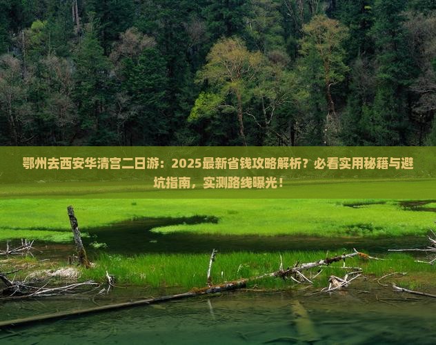 鄂州去西安华清宫二日游