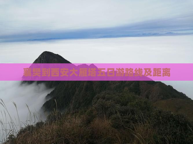 襄樊到西安大雁塔五日游