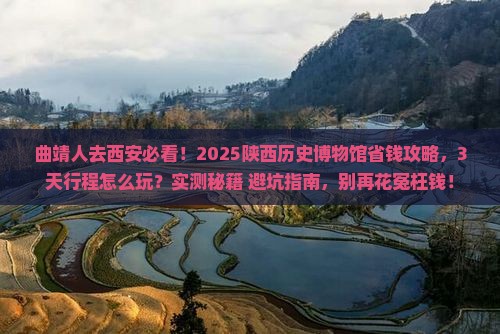 曲靖去西安陕西历史博物馆旅游