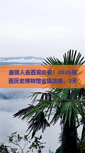 曲靖去西安陕西历史博物馆旅游