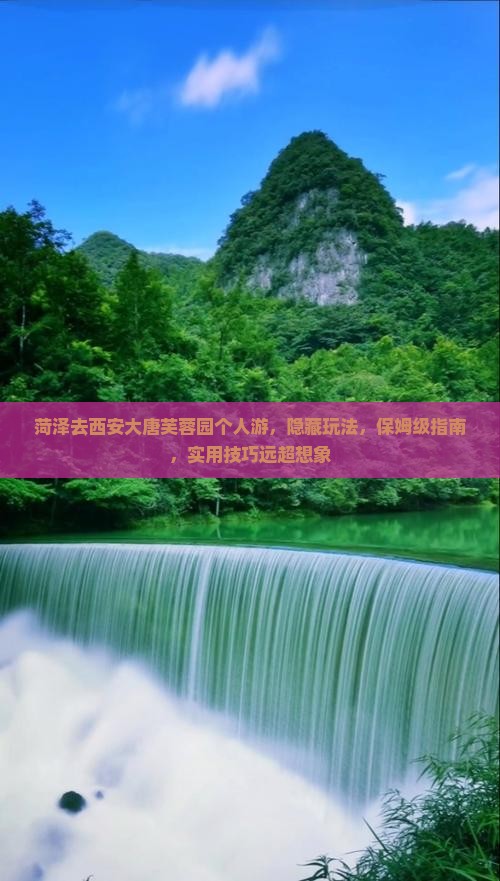 菏泽去西安大唐芙蓉园个人游