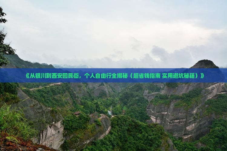 银川去西安回民街个人游