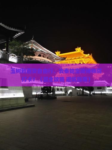 玉树到西安秦始皇帝陵博物院自由行 玉树到西安秦始皇帝陵博物院自由行