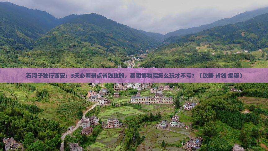 石河子去西安秦始皇帝陵博物院个人游