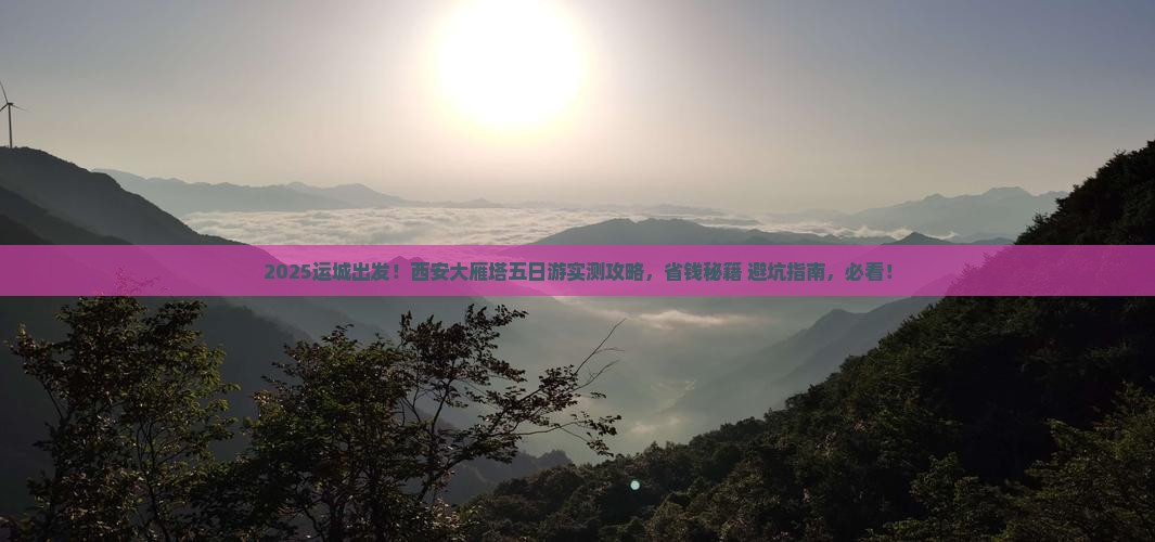 运城到西安大雁塔五日游