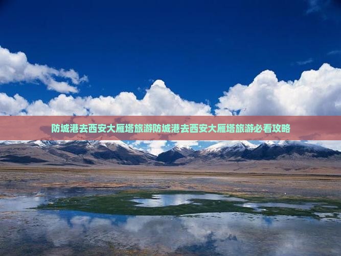 防城港去西安大雁塔旅游
