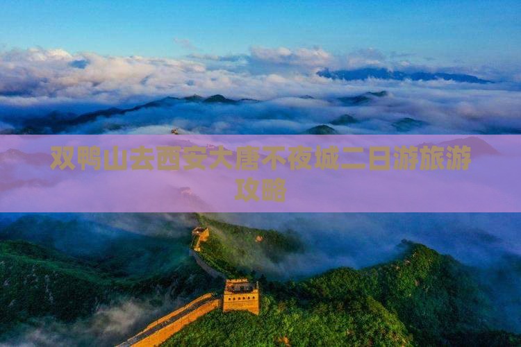 双鸭山去西安大唐不夜城二日游