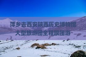 萍乡去西安陕西历史博物馆大型旅游团