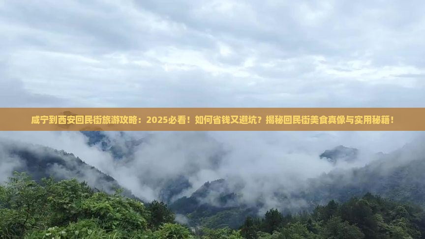 咸宁到西安回民街旅游