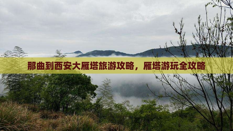 那曲到西安大雁塔攻略