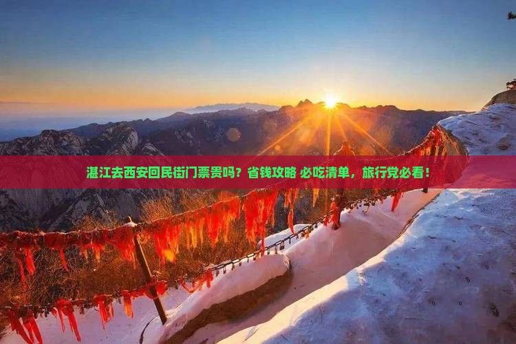 湛江去西安回民街门票