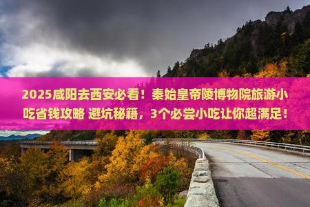 咸阳去西安秦始皇帝陵博物院旅游小吃