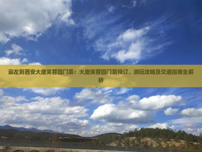崇左到西安大唐芙蓉园门票