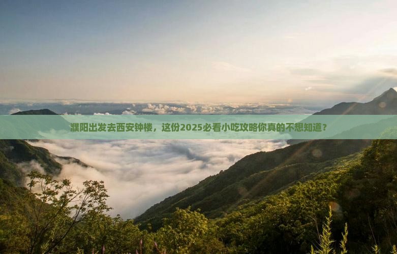 濮阳去西安钟楼旅游小吃