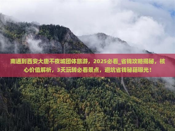南通到西安大唐不夜城团体旅游