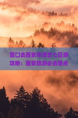 营口去西安华清宫七日游