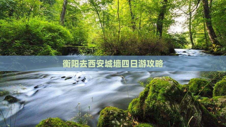 衡阳去西安城墙四日游