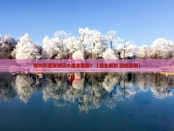 锦州到西安大唐芙蓉园哪里玩