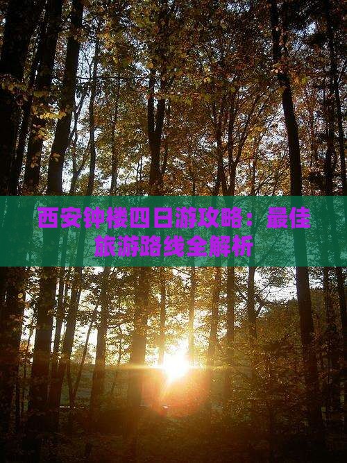 大丰去西安钟楼四日游 大丰去西安钟楼四日游