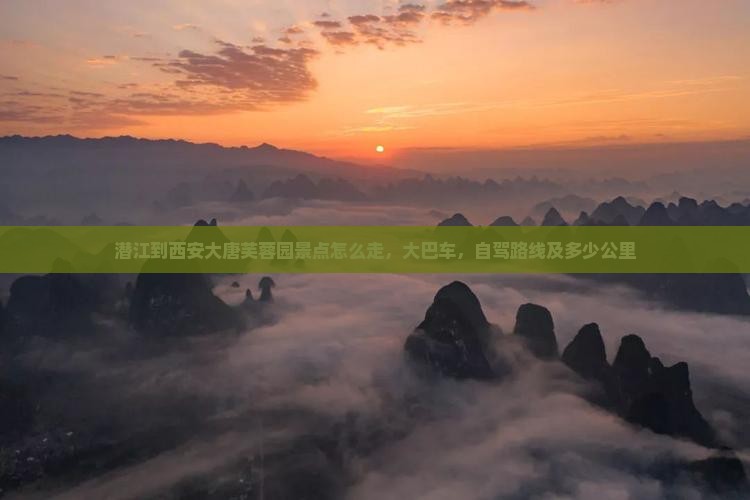 潜江到西安大唐芙蓉园景点