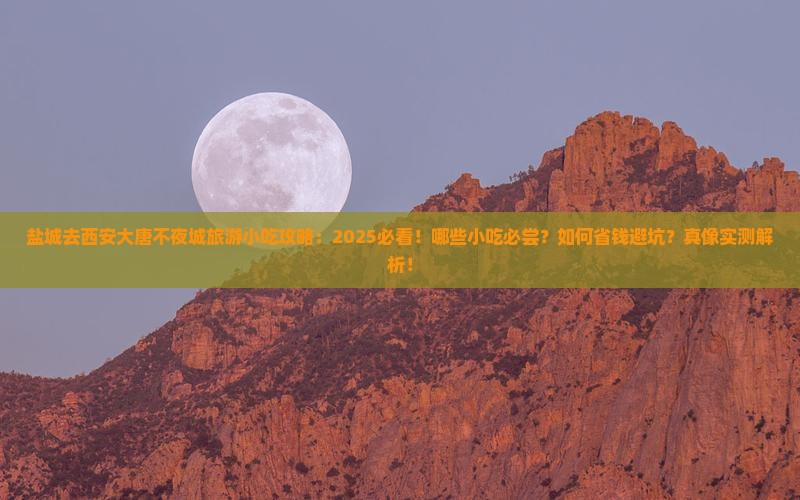盐城去西安大唐不夜城旅游小吃
