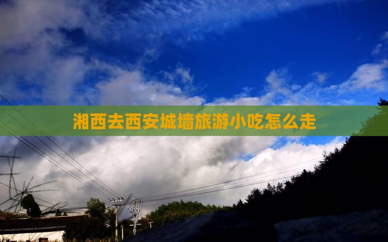 湘西去西安城墙旅游小吃 湘西去西安城墙旅游小吃