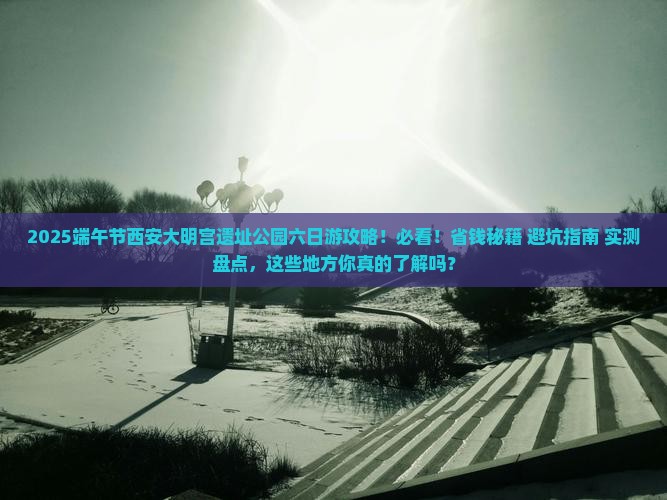 端午节到西安大明宫国家遗址公园六日游