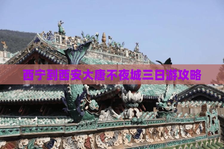 西宁到西安大唐不夜城三日游