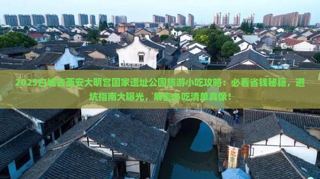 白城去西安大明宫国家遗址公园旅游小吃