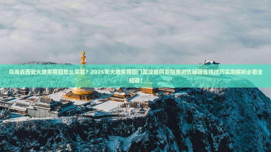 乌海去西安大唐芙蓉园门票