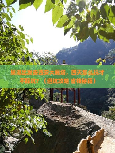 巢湖去西安大雁塔四日游