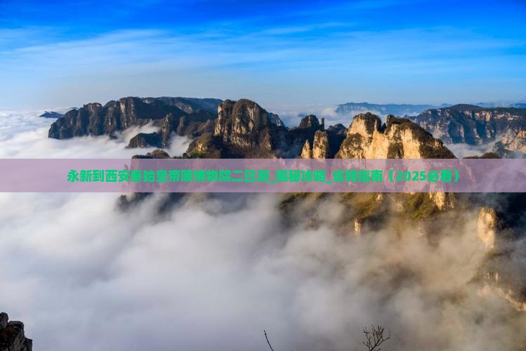 永新到西安秦始皇帝陵博物院二日游
