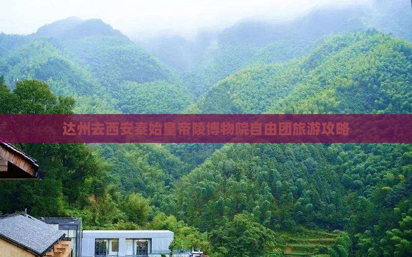 达州去西安秦始皇帝陵博物院自由团