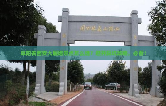 阜阳去西安大雁塔景点