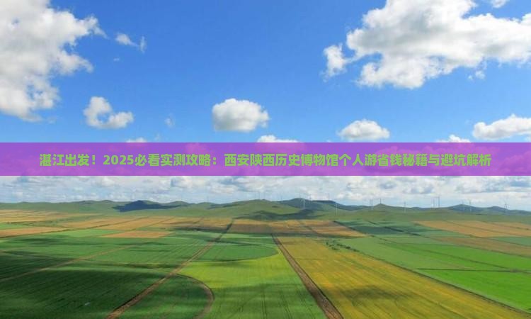 湛江去西安陕西历史博物馆个人游