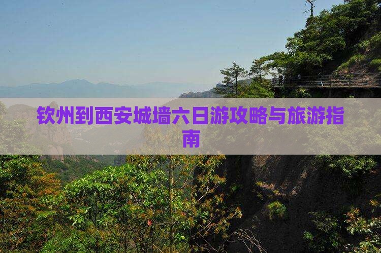 钦州到西安城墙六日游