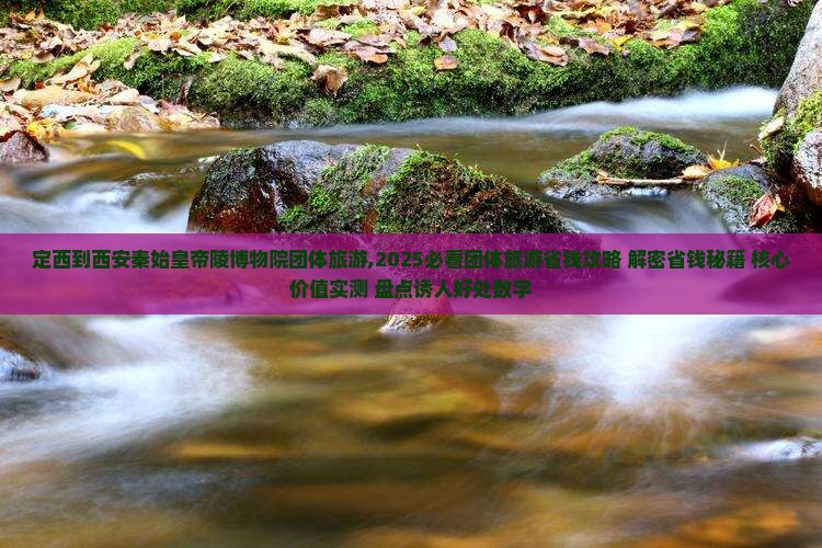 定西到西安秦始皇帝陵博物院团体旅游