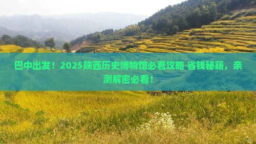 巴中去西安陕西历史博物馆大型旅游团