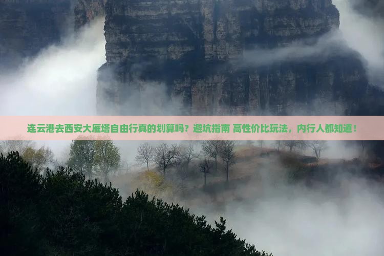 连云港去西安大雁塔自由行