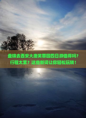 盘锦去西安大唐芙蓉园四日游