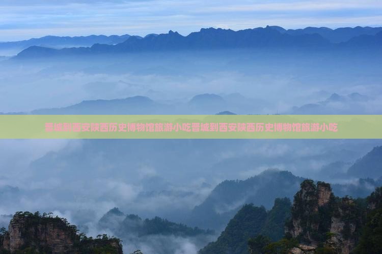 晋城到西安陕西历史博物馆旅游小吃