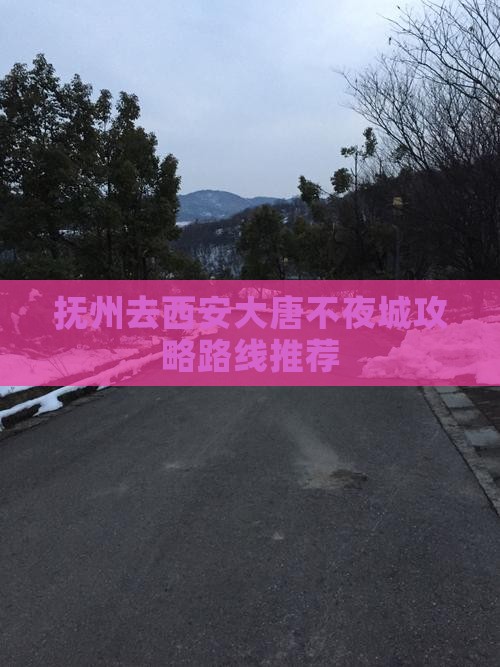 抚州去西安大唐不夜城攻略