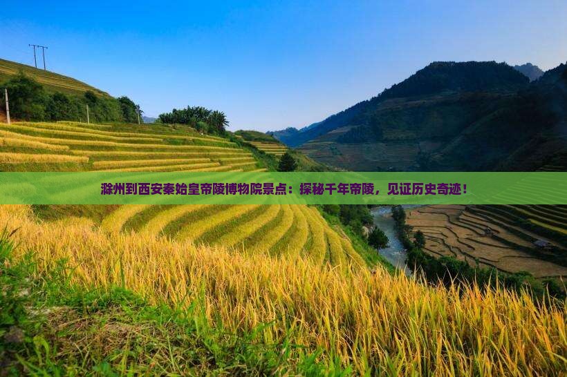 滁州到西安秦始皇帝陵博物院景点