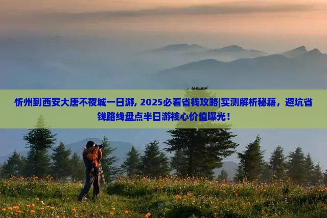 忻州到西安大唐不夜城一日游