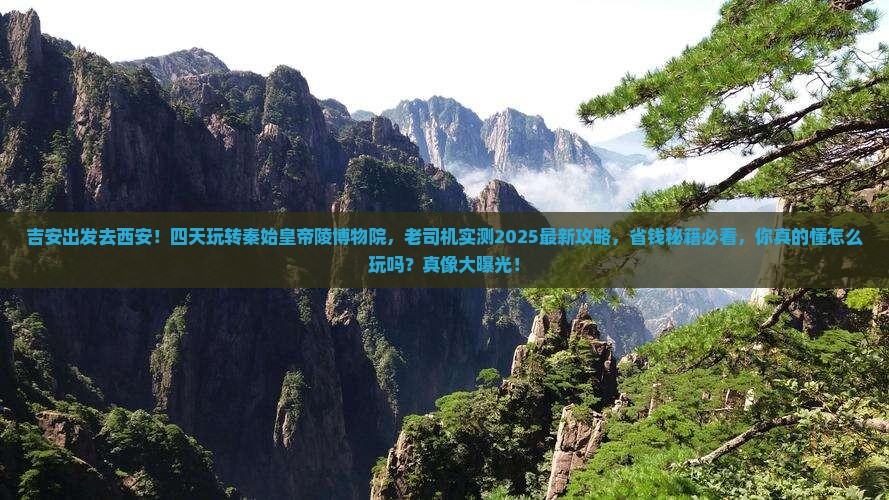 吉安去西安秦始皇帝陵博物院四日游
